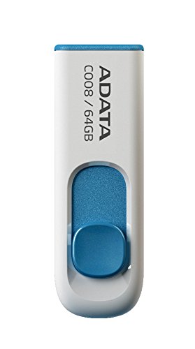 Memoria usb flash drive 64GB ADATA azul con blanco