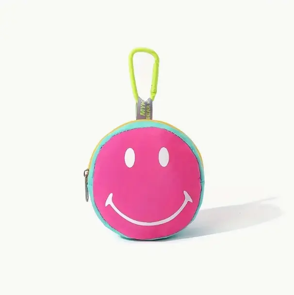 Monedero carita feliz morada