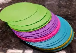 Obleas de colores