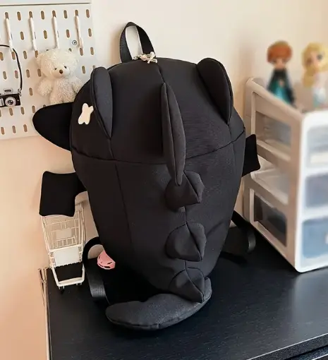 Mochila de tiburon negro