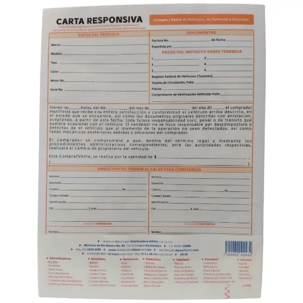 Carta responsiva