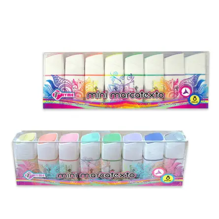 Mini marcatextos tryme con 8 piezas
