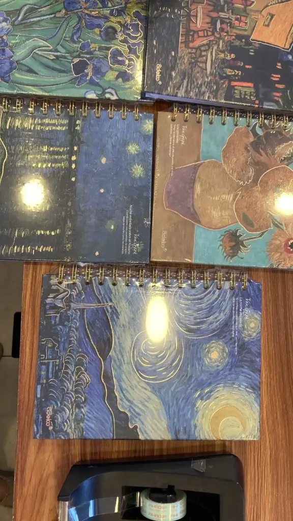 Libreta Van Gogh 100 hojas rayadas 