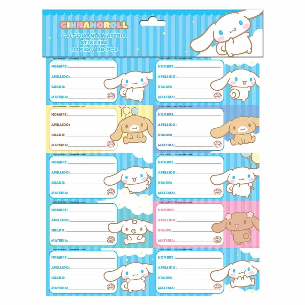Etiquetas Cinnamoroll