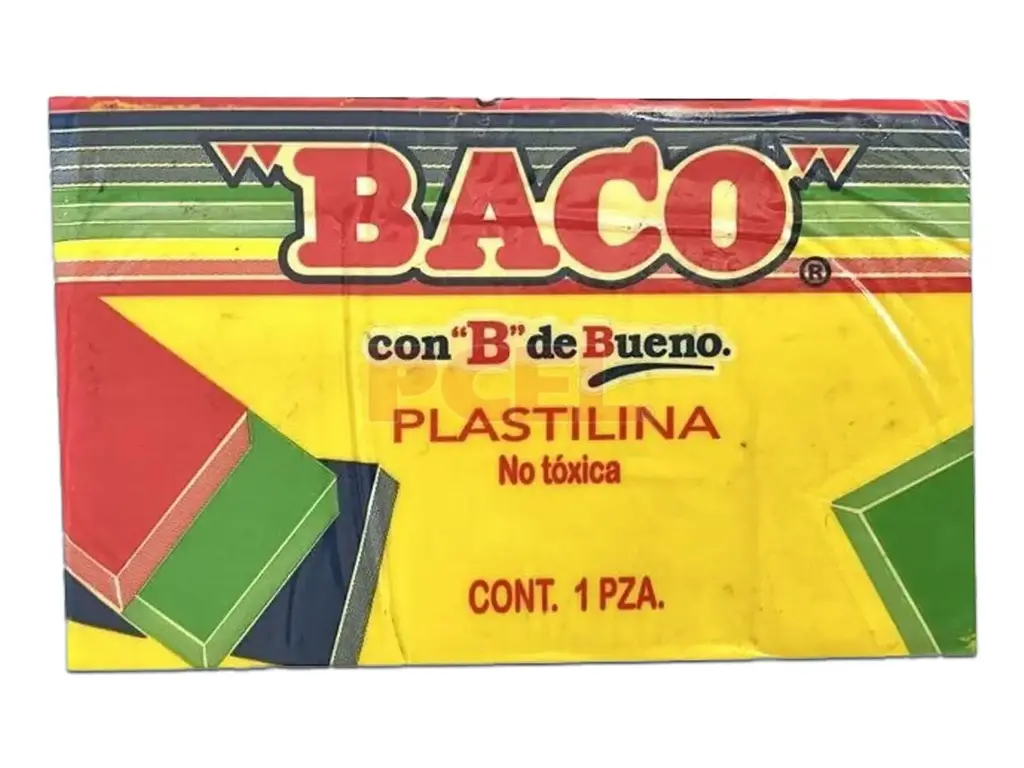 PLASTILINA BACO BARRA AMARILLO 51