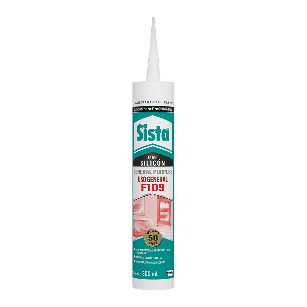 SISTA SILICON USO GENERAL BLANCO 300 ML F109