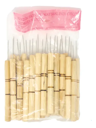 [punzonesc] Punzón escolar mango de madera