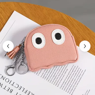 Monedero de Gran Capacidad con Cremallera para Efectivo, Tarjetas