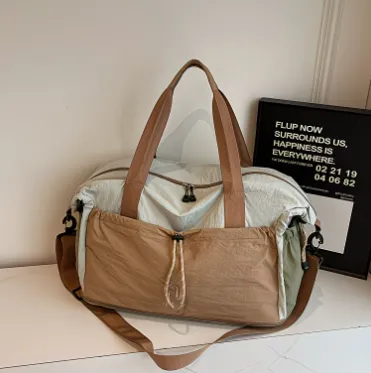 [78056770443] Bolso Duffel de Viaje Expandible - Gran Capacidad, Separación