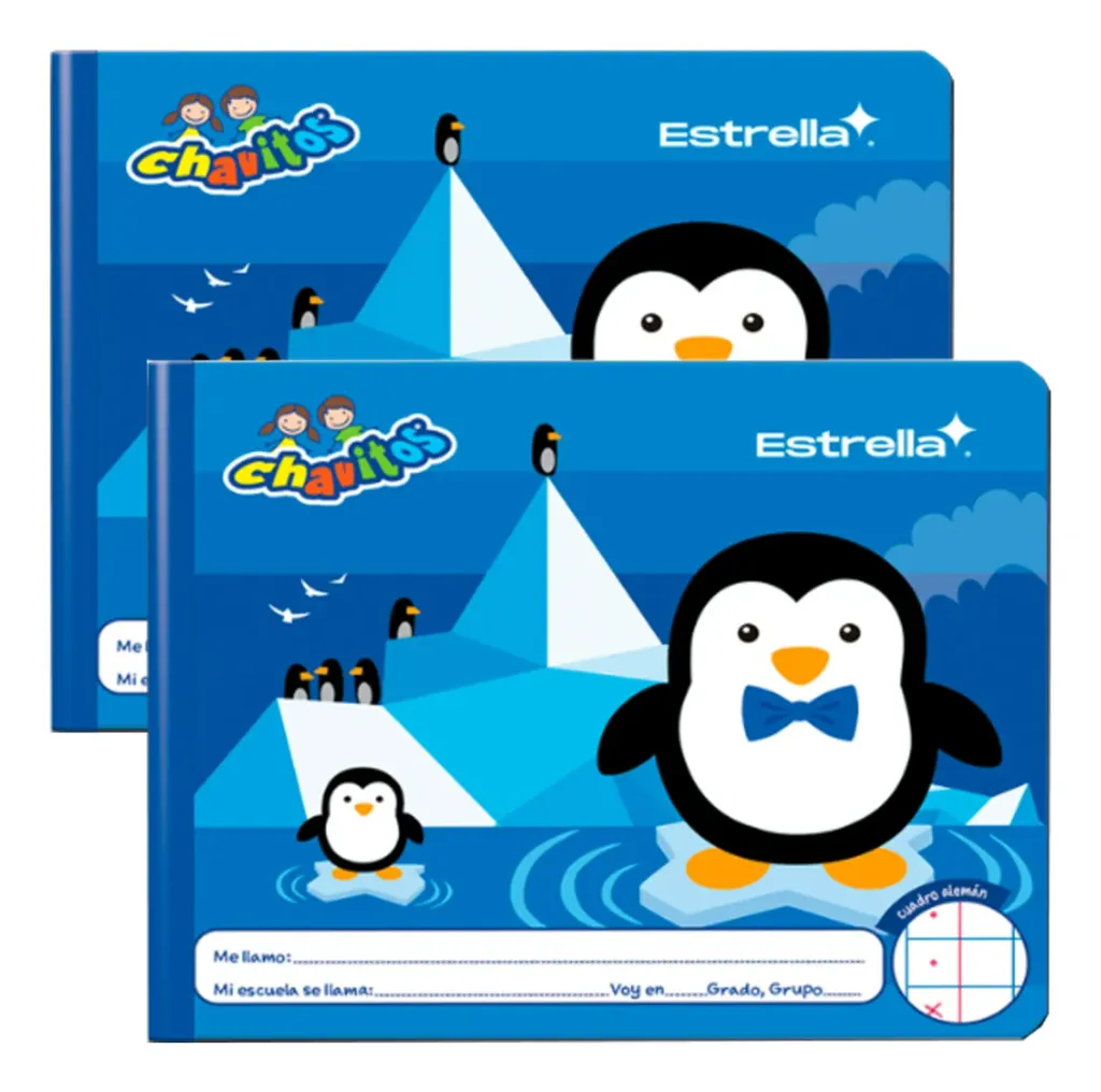 [602760006652] Cuaderno cosido preescolar estrella 72h cuadro alemán