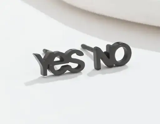 [32200467396] Aretes yes no