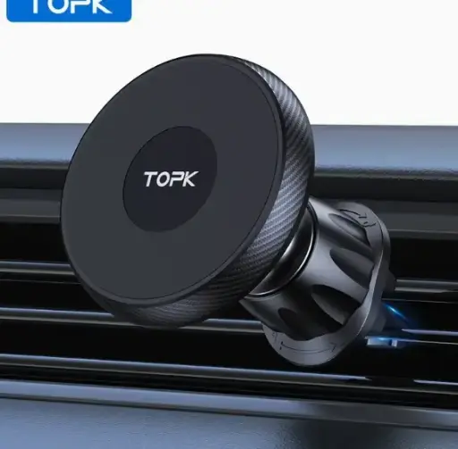 [12198559296] Soporte magnético de télefono para coche TOPK
