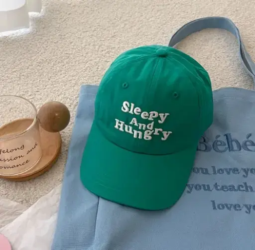 [54911265702] Gorra de beisbol verde sleepy and hungry