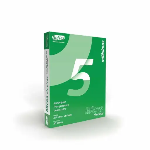 [7501701311080] Mica 5 milésimas tamaño carta Boflex