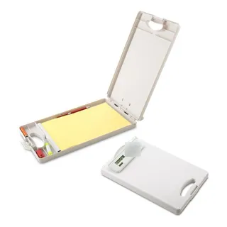 [938805095755] Tabla plástico con espacio para guardar hojas transparente