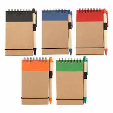 [librecarton] Libreta de cartón con pluma