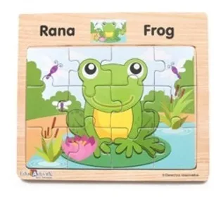 [7502006322733] Rompecabezas 12 piezas Educactivity Rana