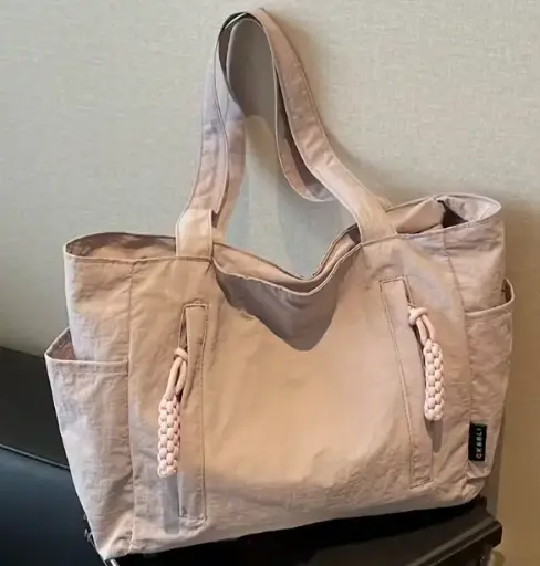 [91611650590] Bolsa de mano de gran capacidad para mujer de nylon duradero