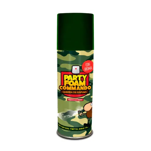 [7500462362300] Party Foam Commando Guerra de espuma con aroma 
