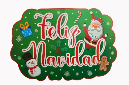 [682158028657] Letrero Padi Feliz Navidad